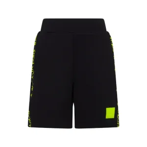 Balmain Kids Logo Appliqué Jersey Shorts