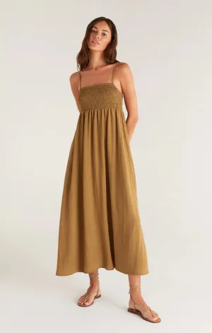 Beachside Midi Dress | Black, Otter