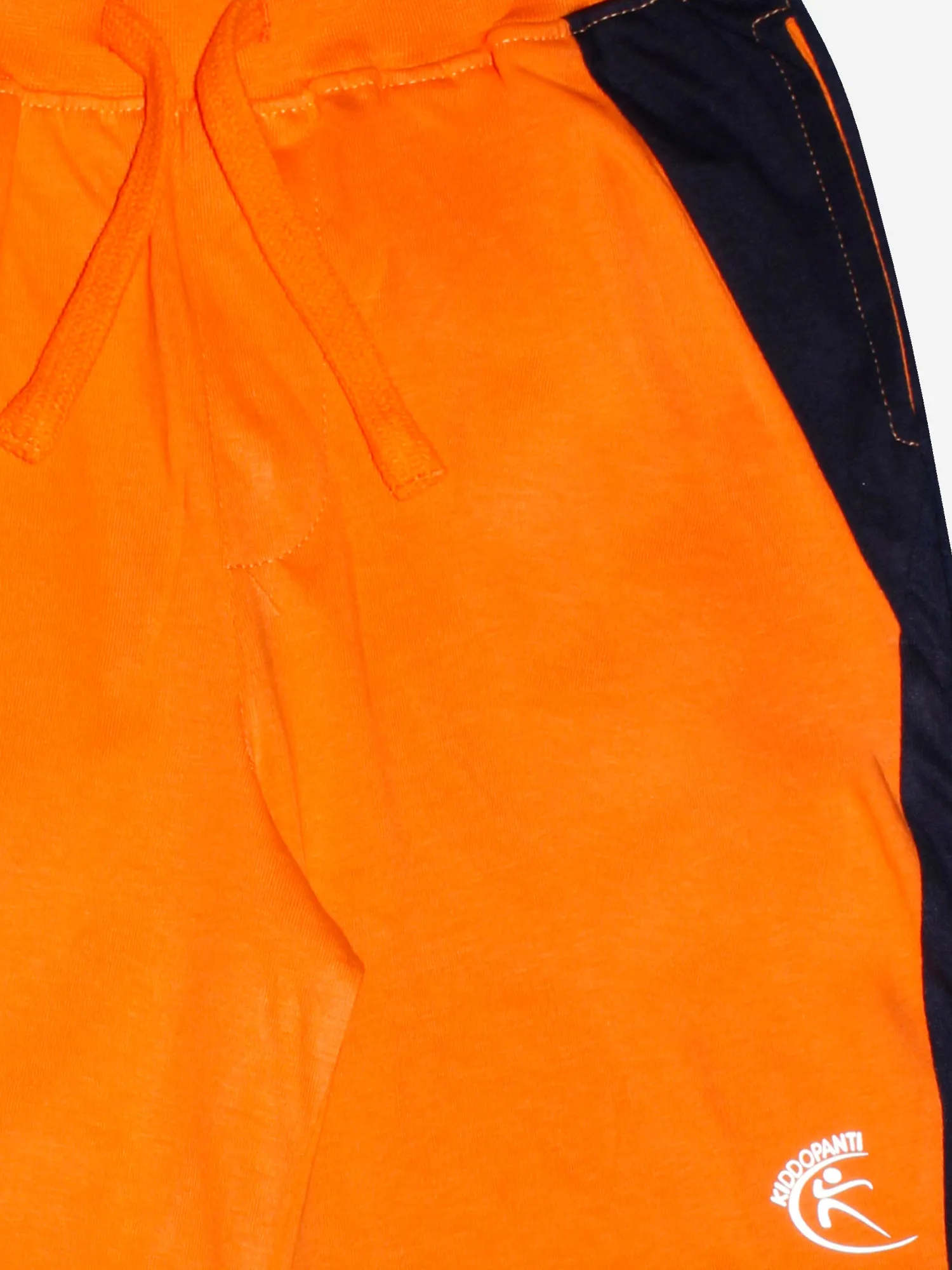 Boys Cotton Shorts with Contrast Panel- Pack of 2