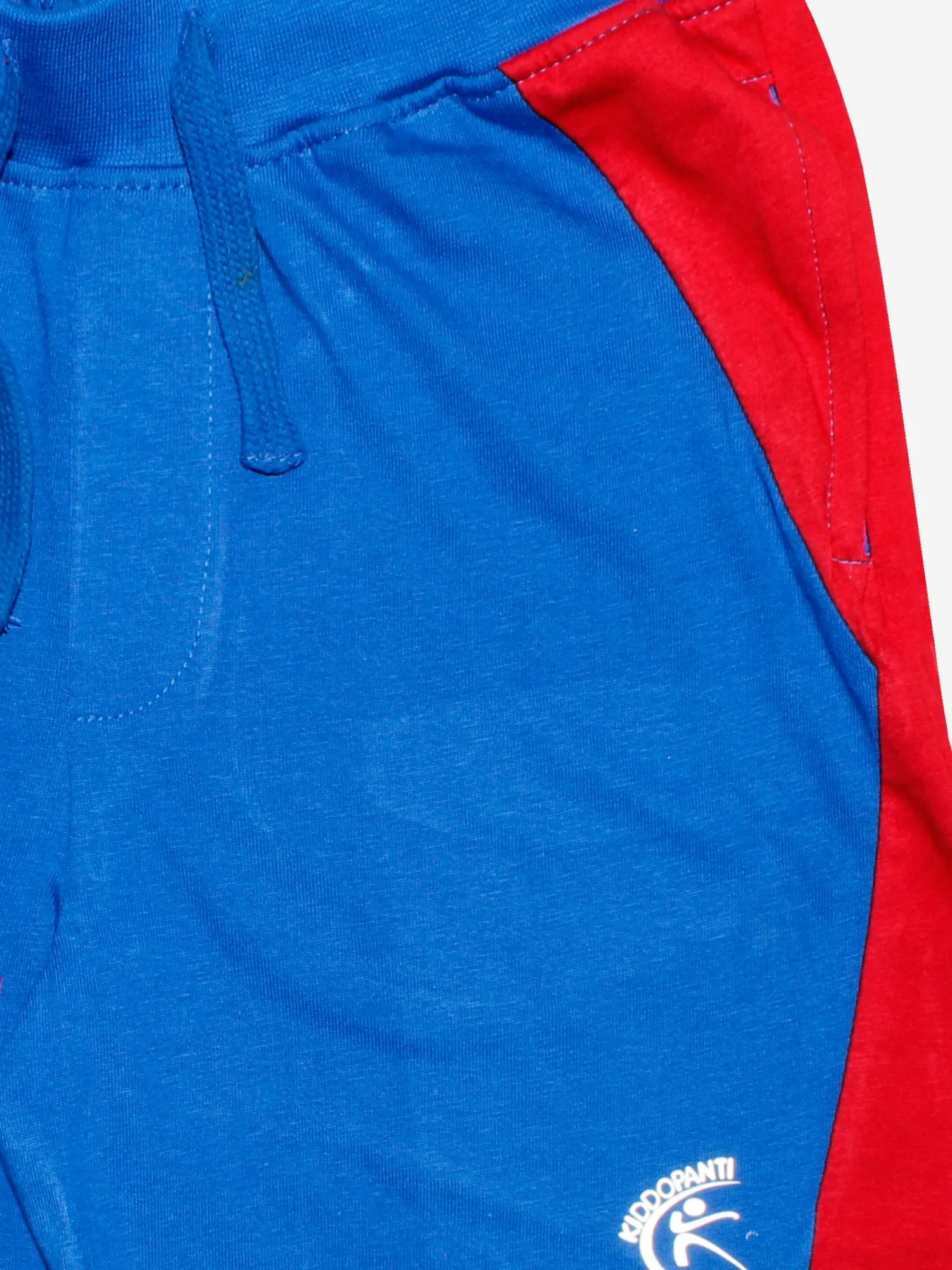 Boys Cotton Shorts with Contrast Panel- Pack of 2