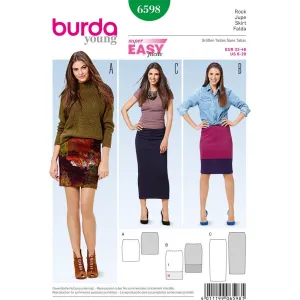 Burda Style Pattern 6598 Skirt