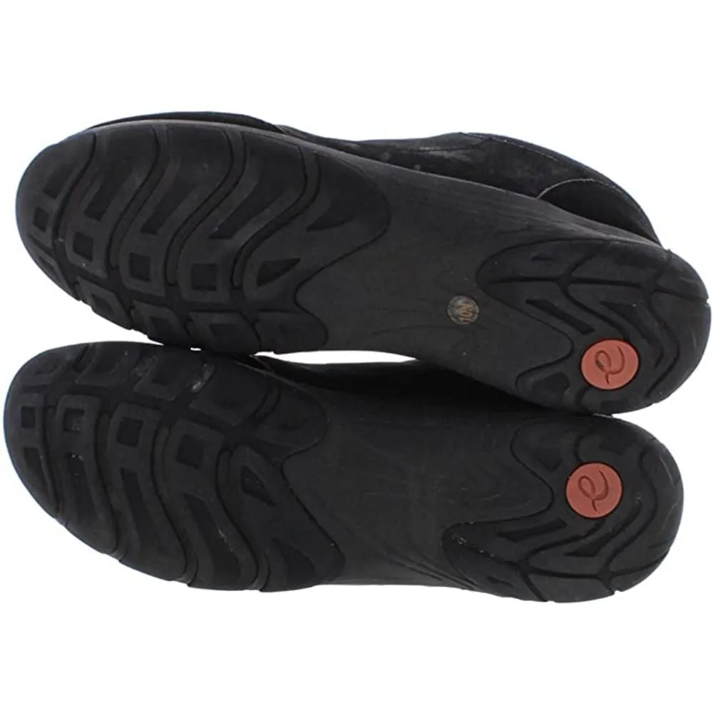 Cabin Black Nubuck Easy Spirit Oxford Womens Flats