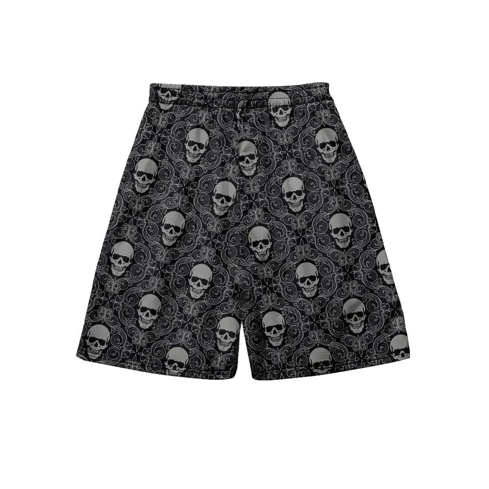 Casual Men Printed Harajuku Japan Style Beach Shorts
