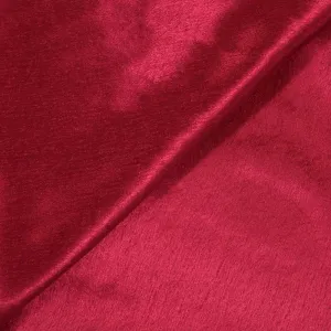 Crêpe satin polyester cerise