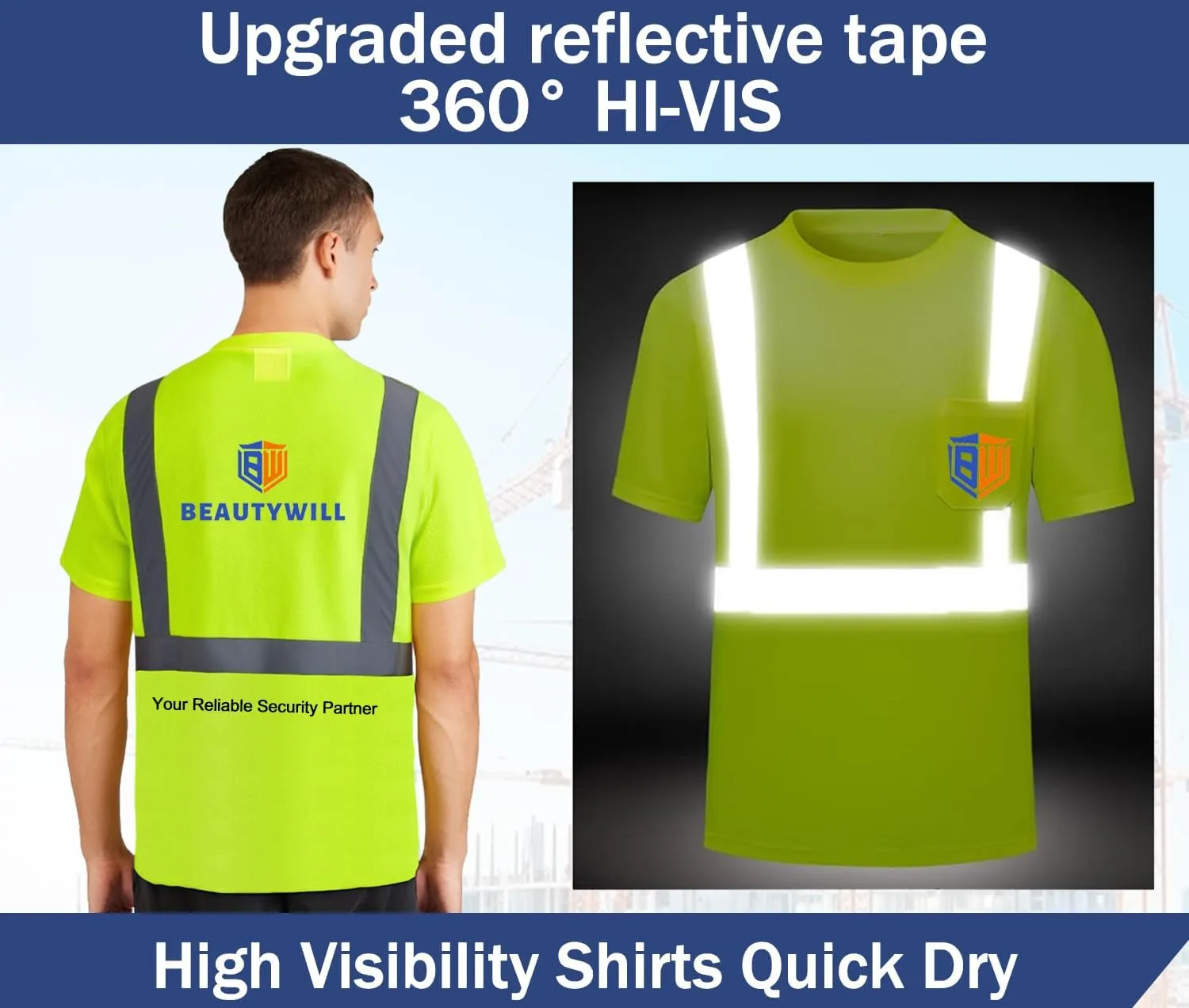 Custom Logo Shirts,Mens Neon Quick Dry T-Shirts,Customized Shirts Short Sleeve Tshirts