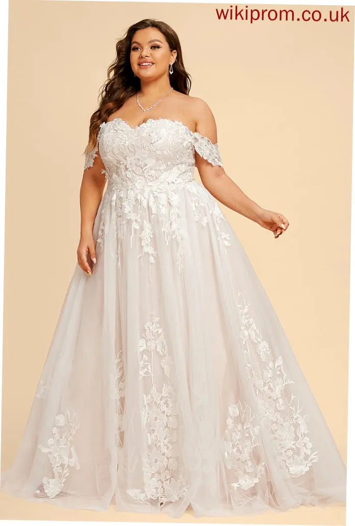 Dress Sweep Wedding Dresses Lace Wedding Fiona Train Sweetheart Tulle Ball-Gown/Princess