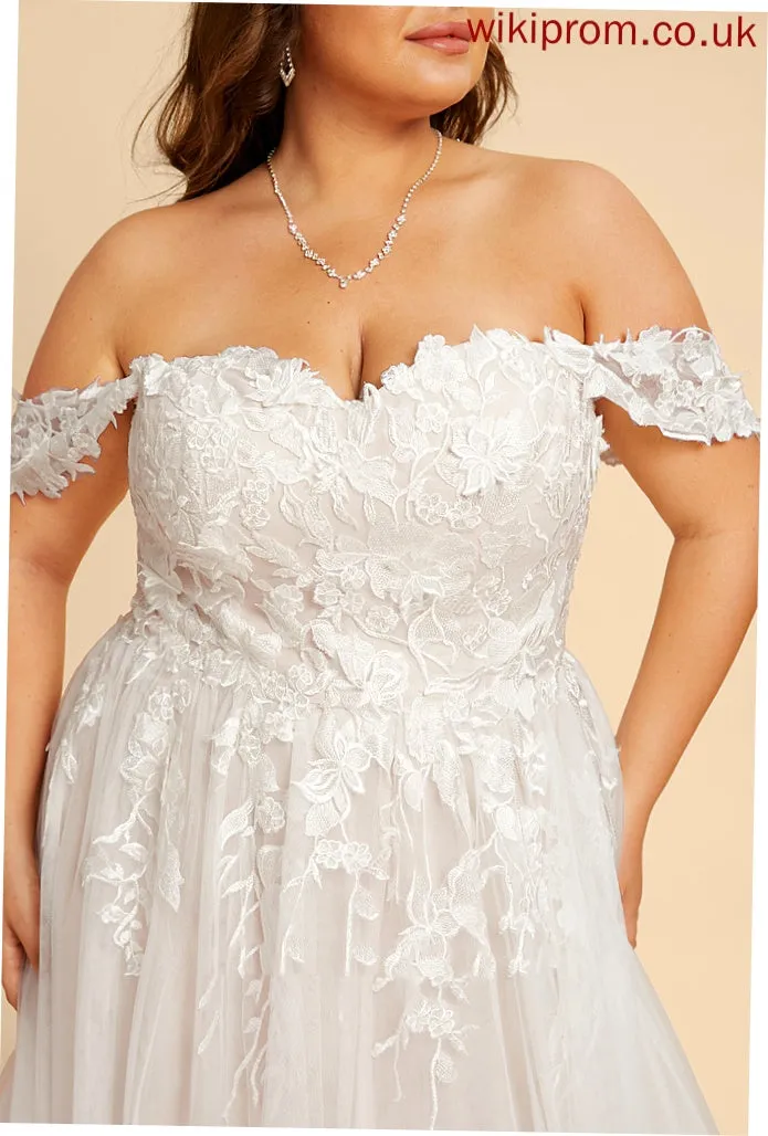 Dress Sweep Wedding Dresses Lace Wedding Fiona Train Sweetheart Tulle Ball-Gown/Princess
