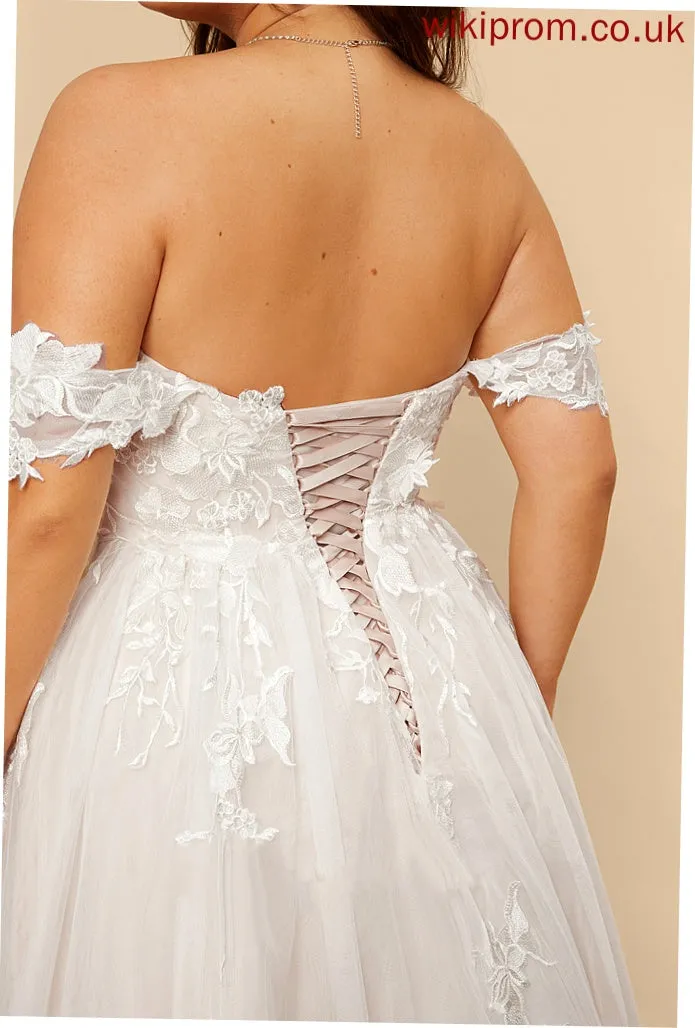 Dress Sweep Wedding Dresses Lace Wedding Fiona Train Sweetheart Tulle Ball-Gown/Princess