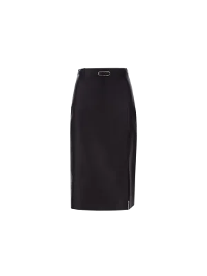 Duchesse Silk Pencil Skirt