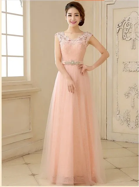 Elegant V Neck Evening Dresses