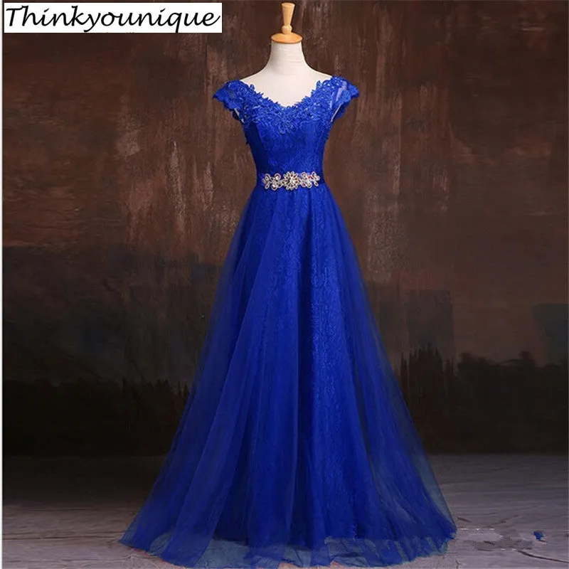 Elegant V Neck Evening Dresses