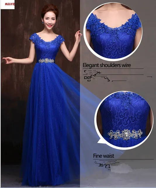 Elegant V Neck Evening Dresses