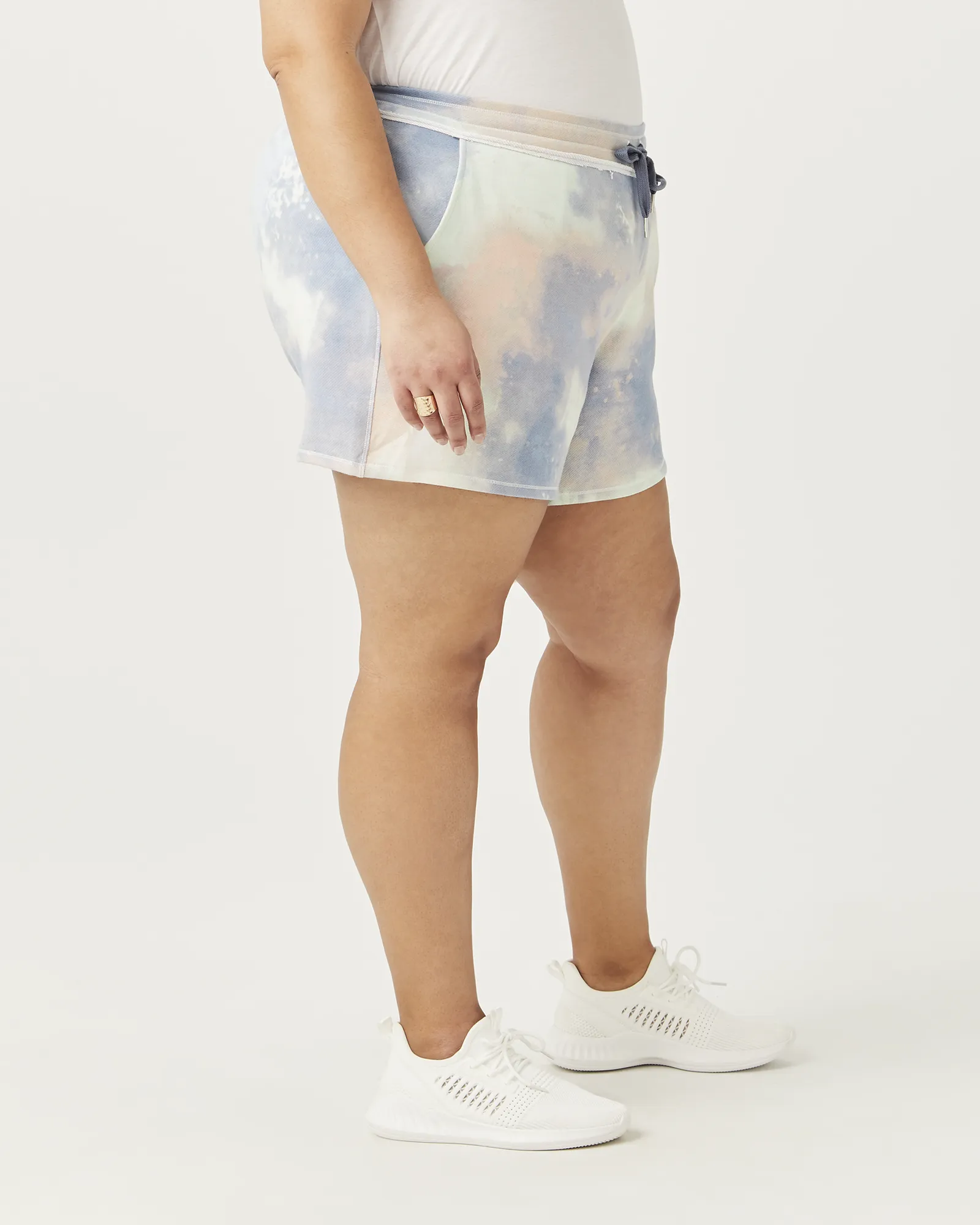 Elisha Lounge Shorts | Light Blue / Light Green