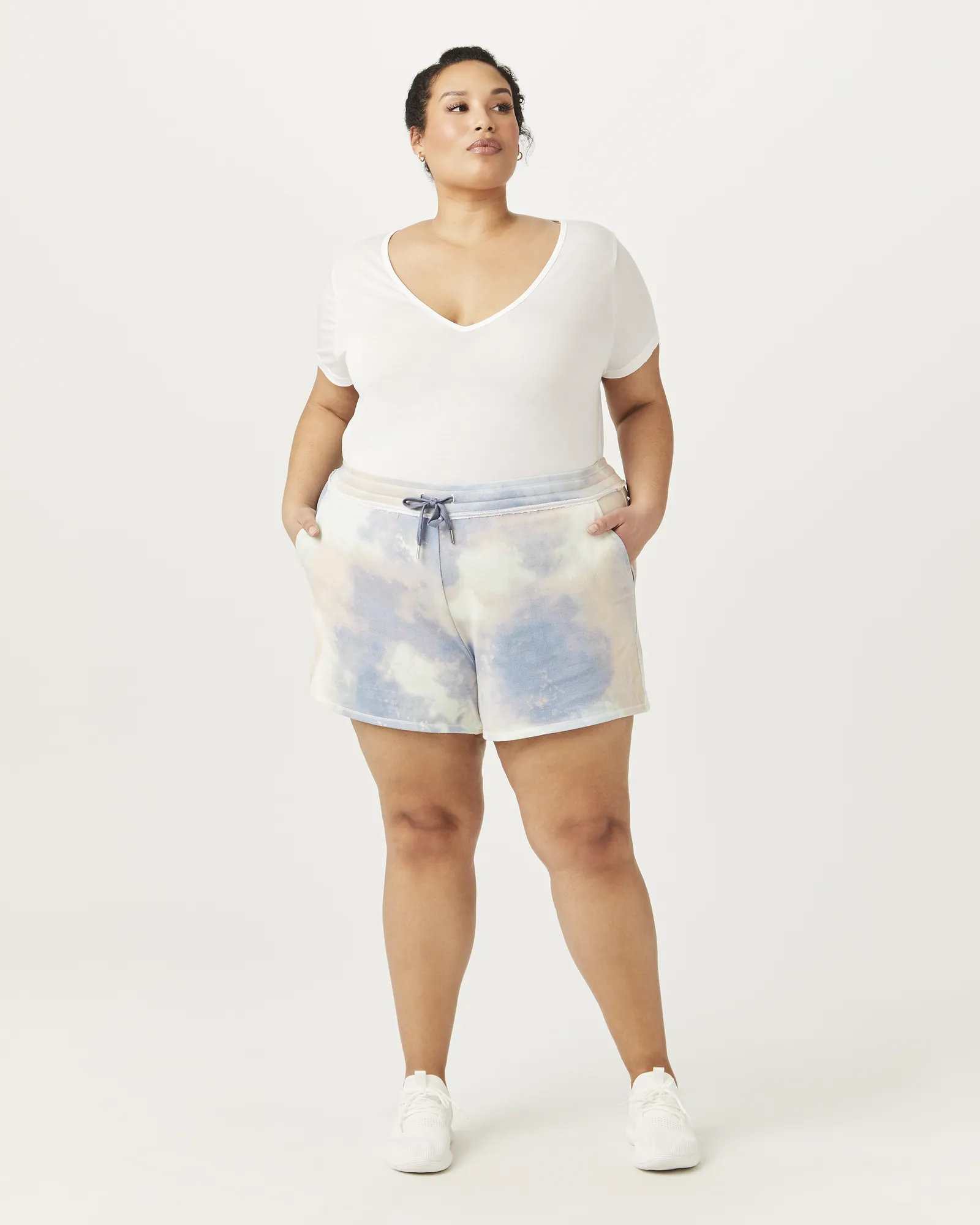 Elisha Lounge Shorts | Light Blue / Light Green