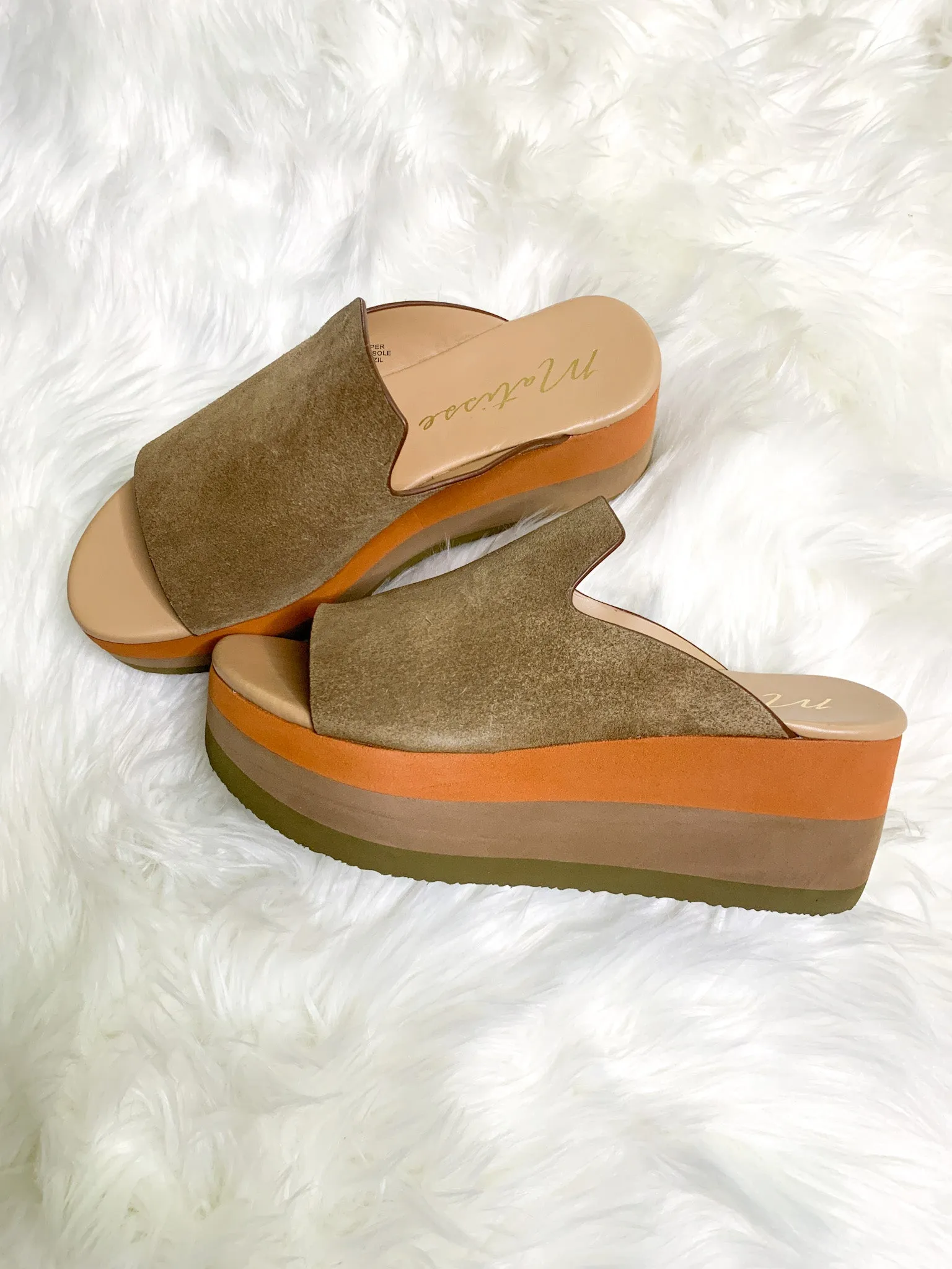 Elsie Taupe Wedge