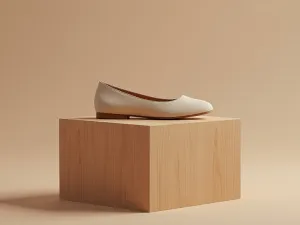 ERIKA • Custom Fitted Bespoke Ballet Flats • BEIGE