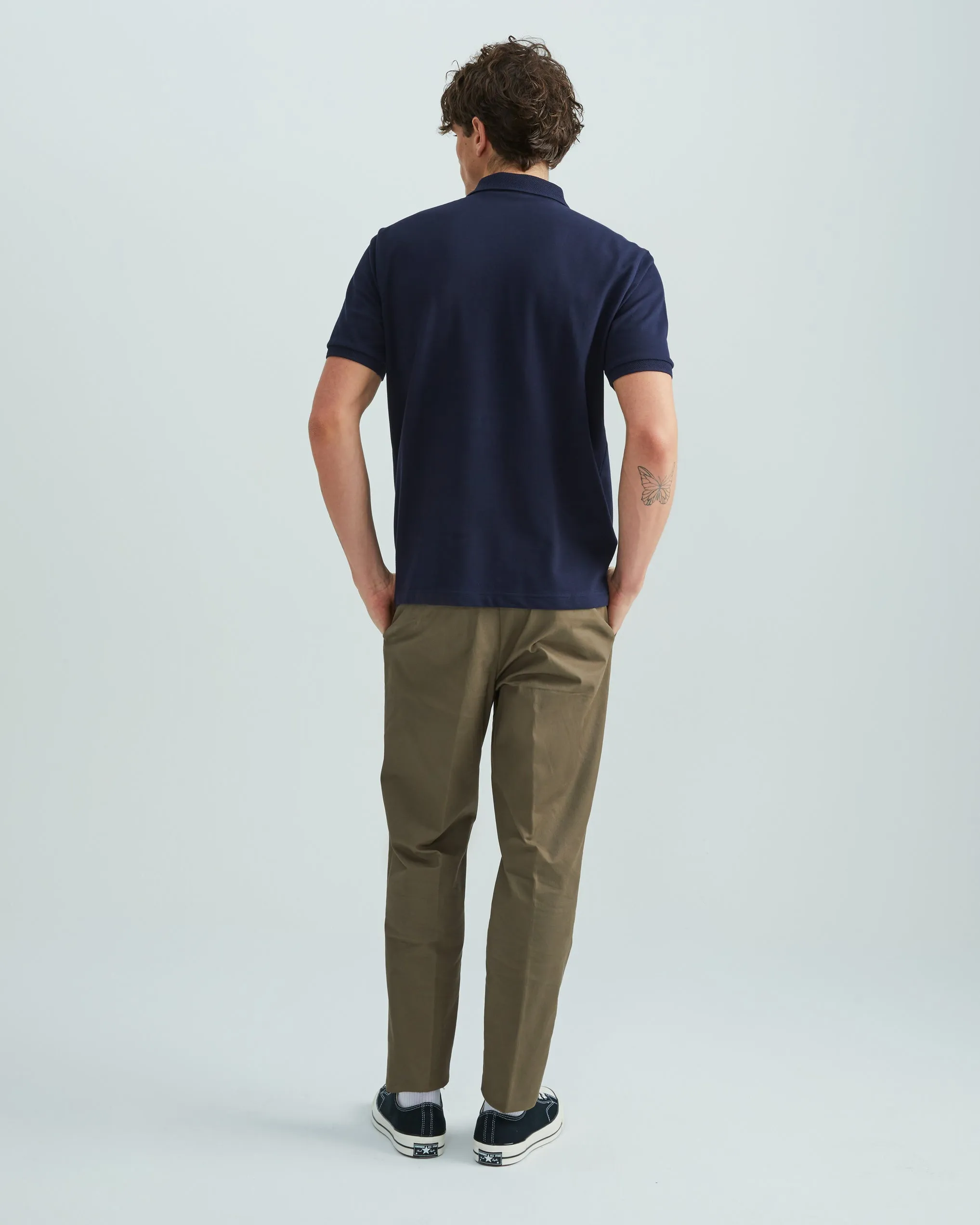 Highr, Navy, Polo Tee
