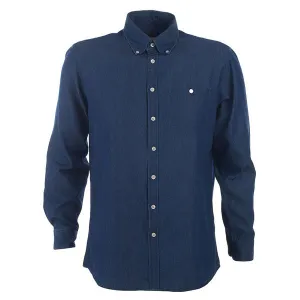 Identitee Men's Indigo Blue Dylan Long Sleeve Shirt