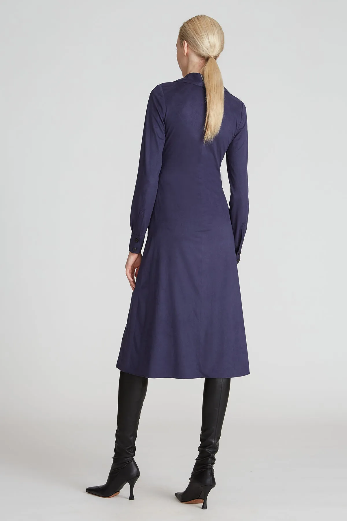 Imani Suede Shirt Dress