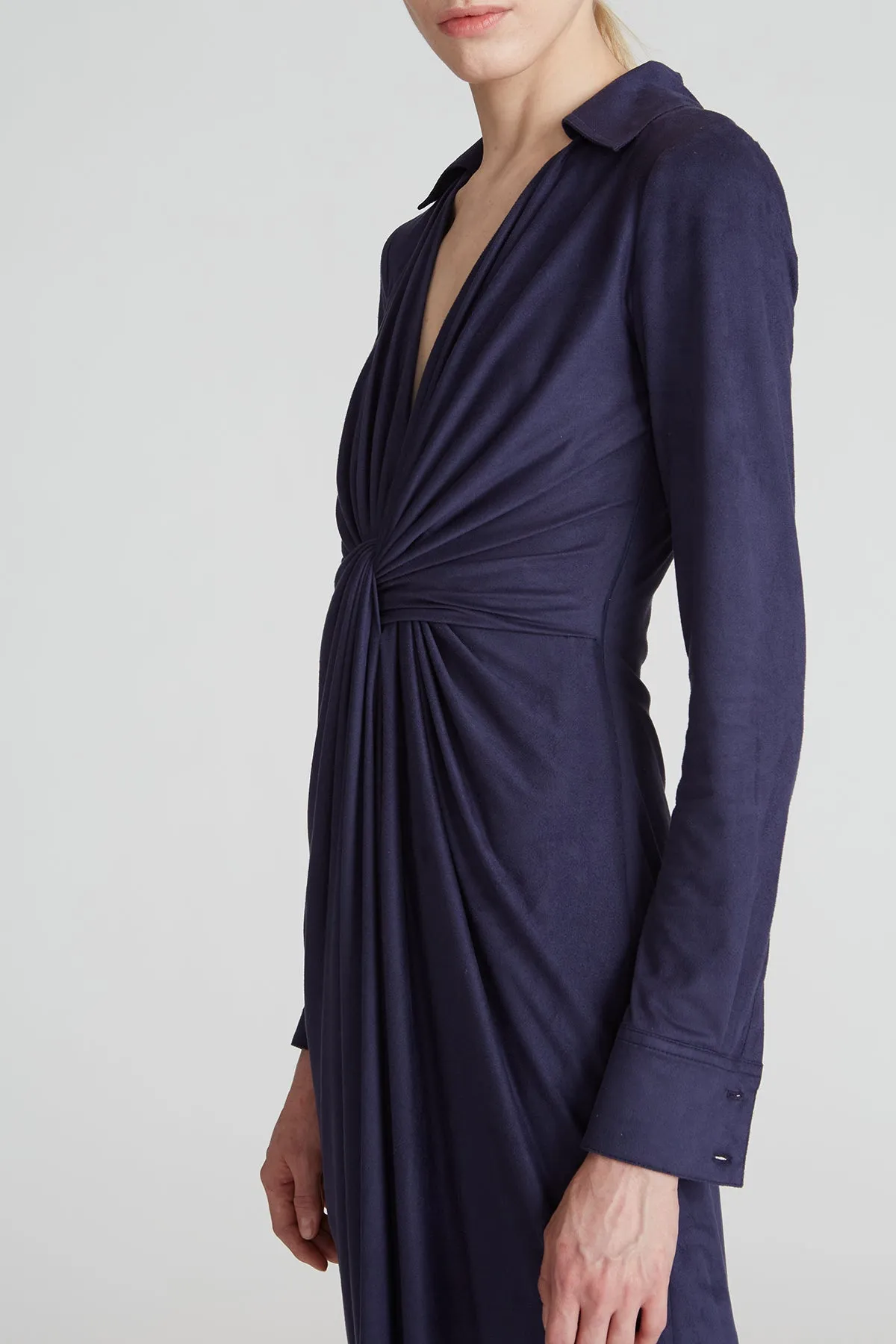 Imani Suede Shirt Dress