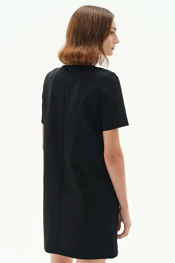 Kate T-Shirt Short Dress in Wool Blend