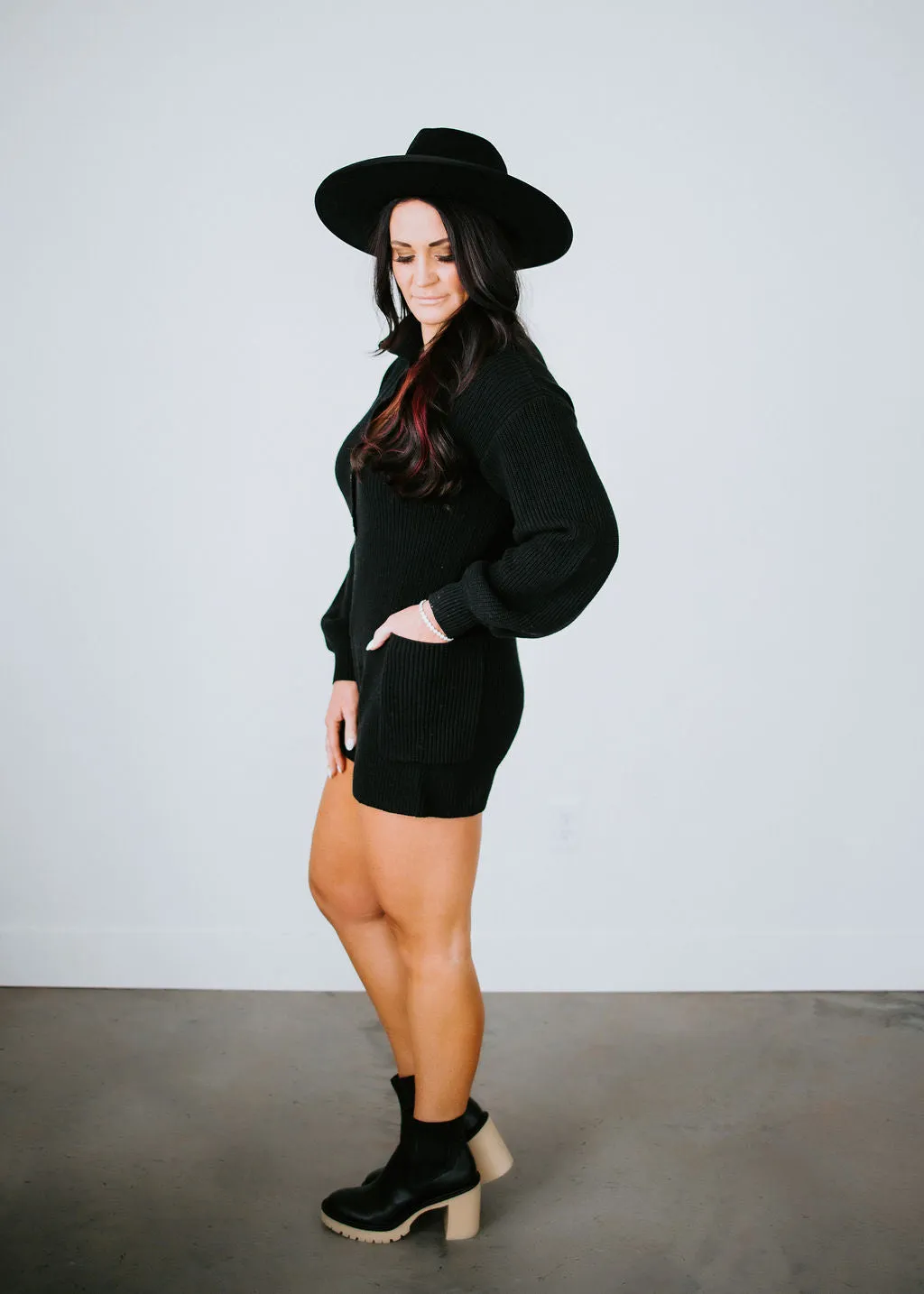 Laid-Back Lifestyle Sweater Romper