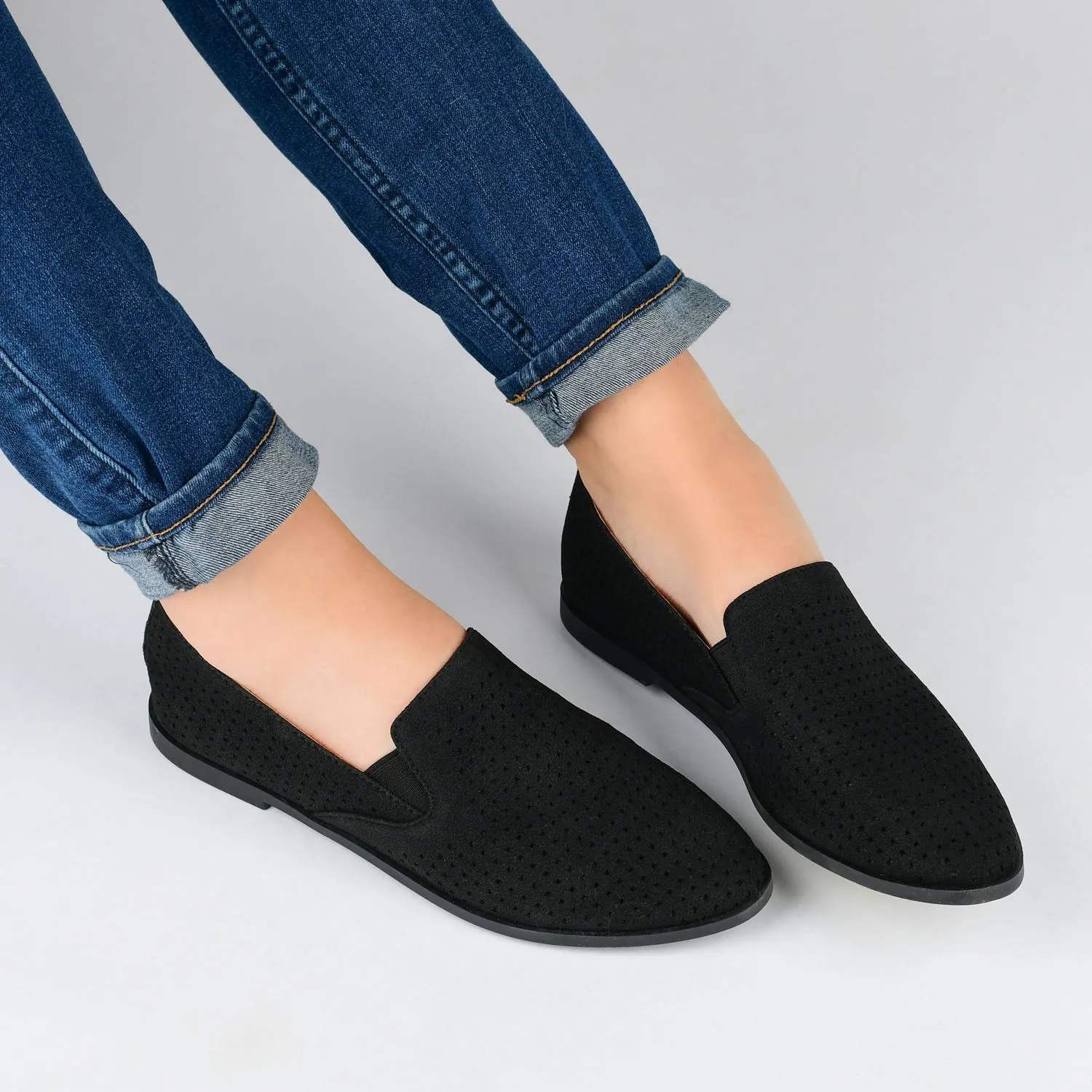 LUCIE LOAFER FLATS IN WIDE