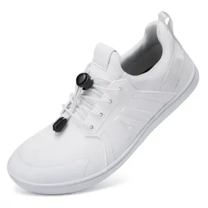 Men's Wide Minimalist Barefoot Shoes - Breathable Mesh, Zero Drop Sole Flats