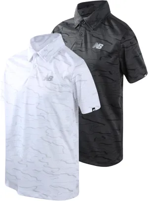 New Balance Boys Polo Shirt - 2 Pack Short Sleeve Performance Golf Shirt, Dry Fit Athletic Collared Tee (Sizes: 8-20)