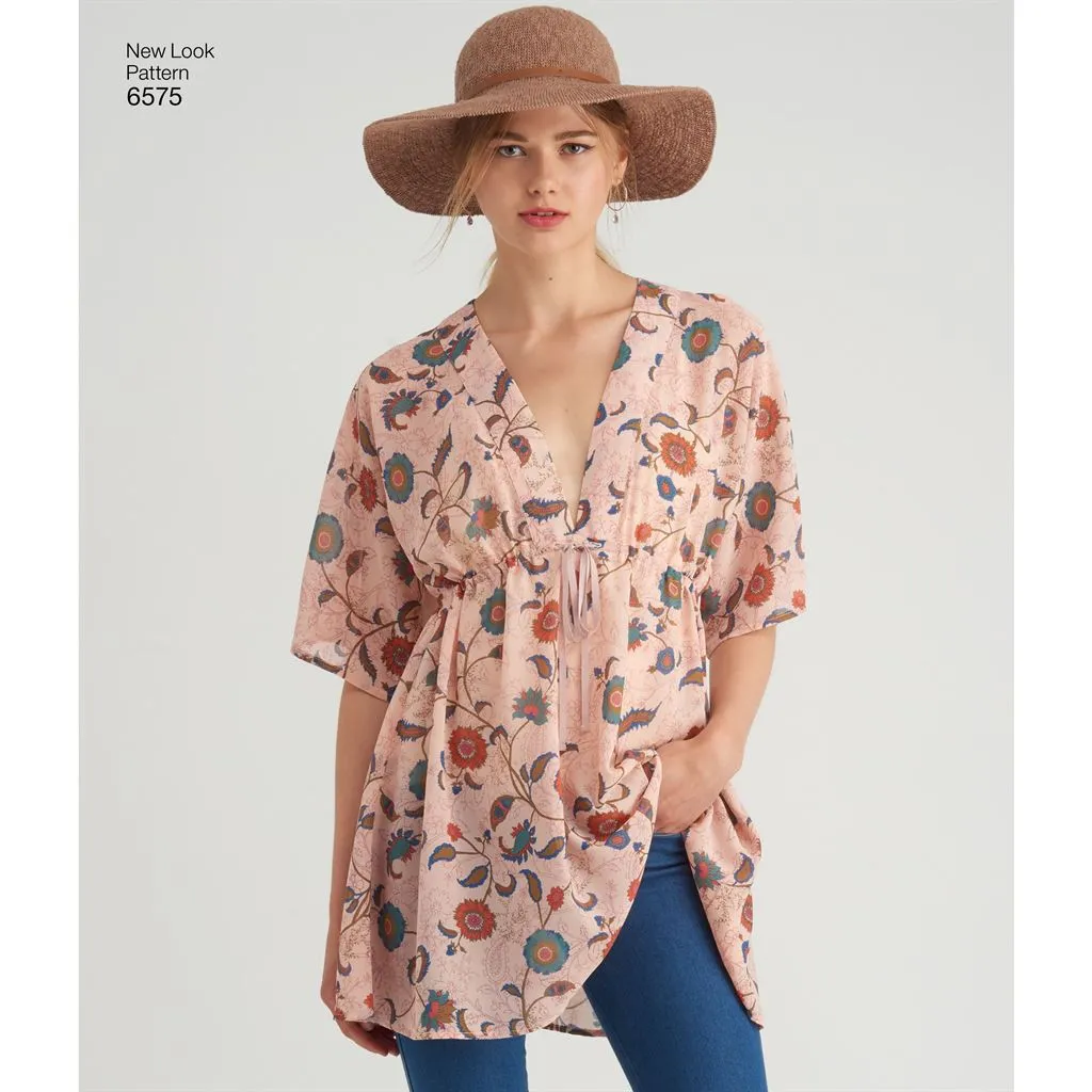 New Look Pattern 6575 Misses' Tunics