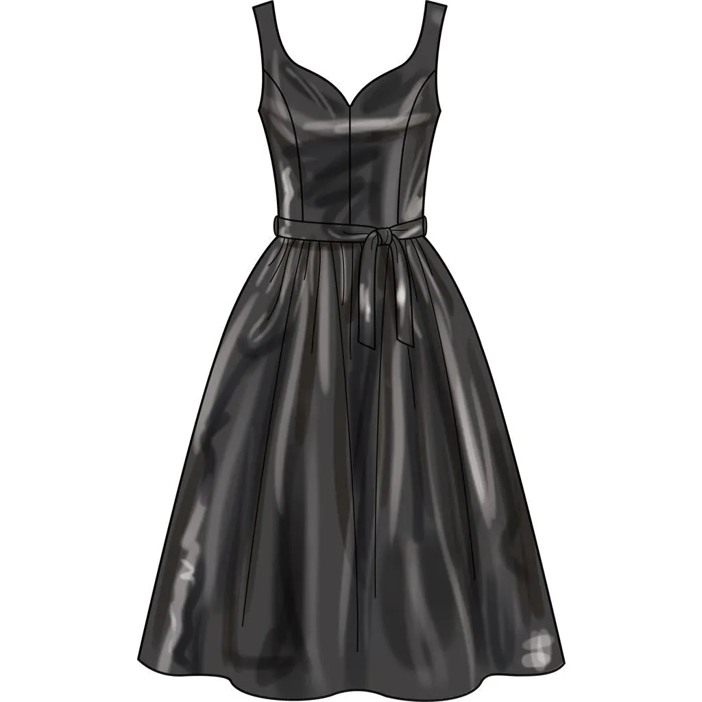 New Look Sewing Pattern N6786 Misses' Dresses with Belt and Purse
