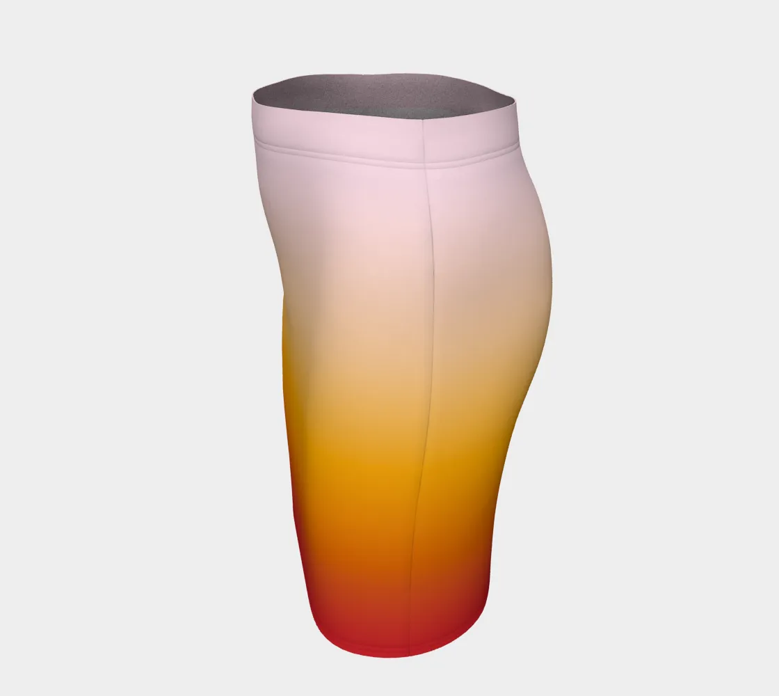 Ombre Style Fitted Skirt