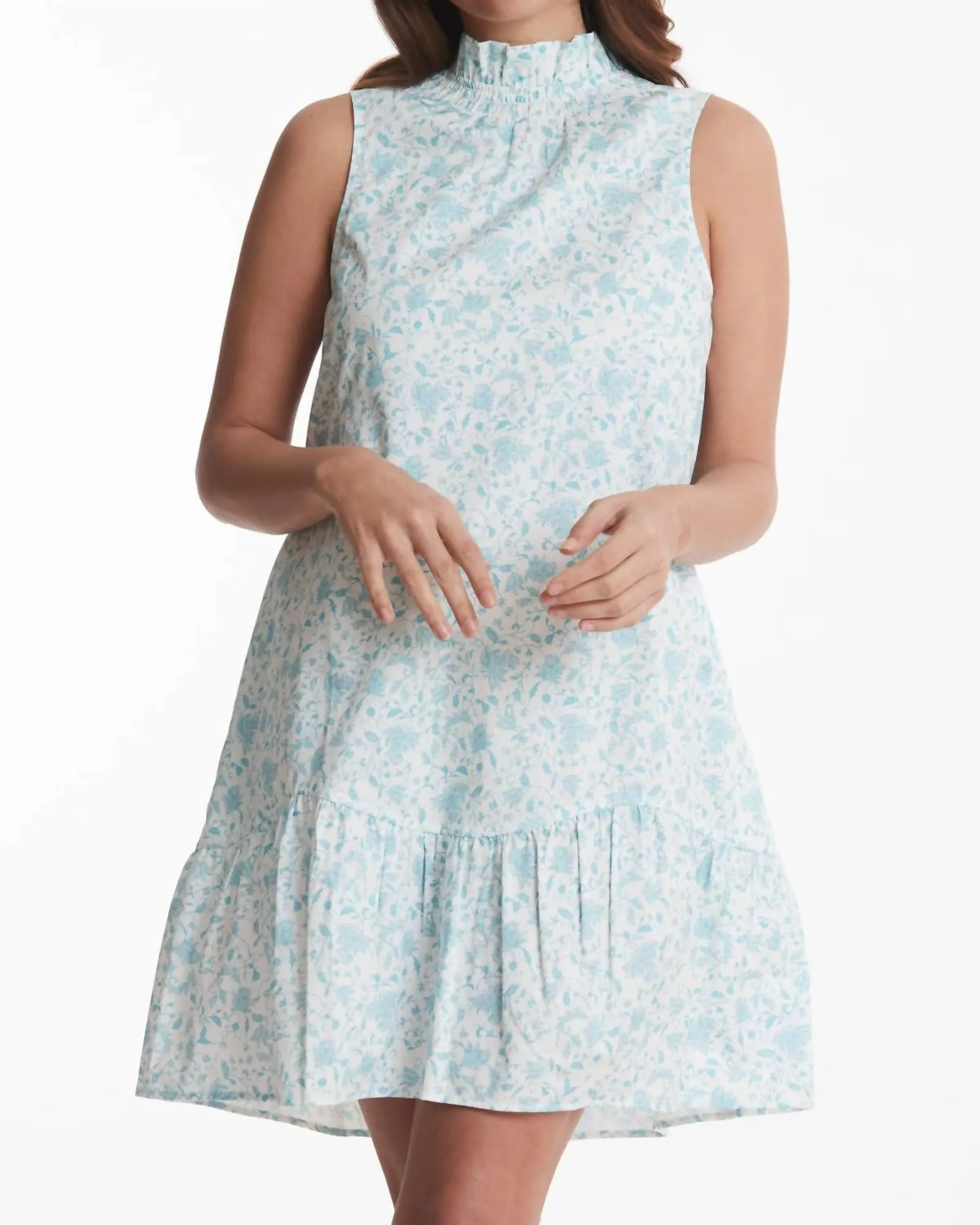 Poppy Slvls Bottom Ruffle Toile Dress in Multi | Multi