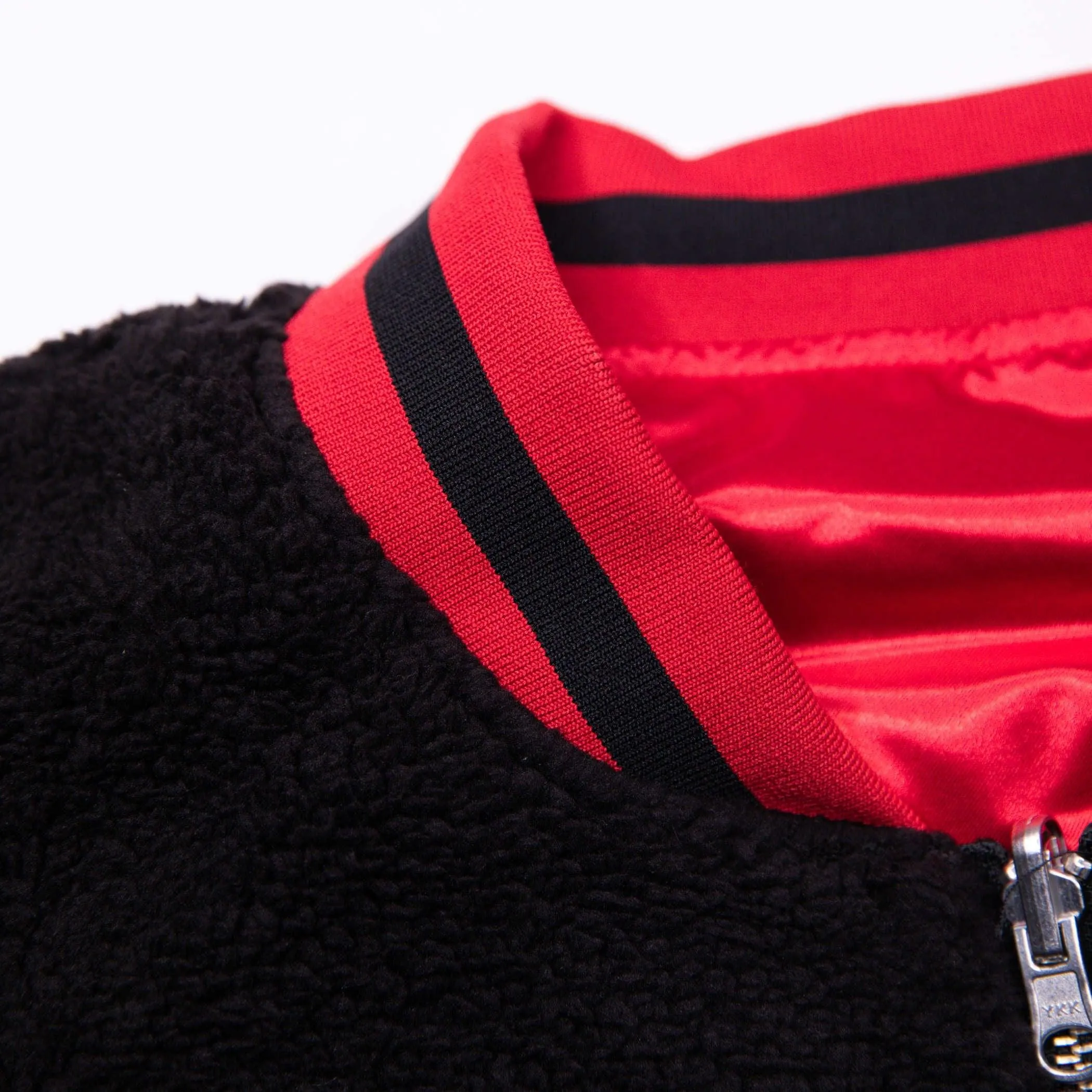 Portland Trail Blazers Wild Collective Women's Reversible Sherpa Bomber Jacket