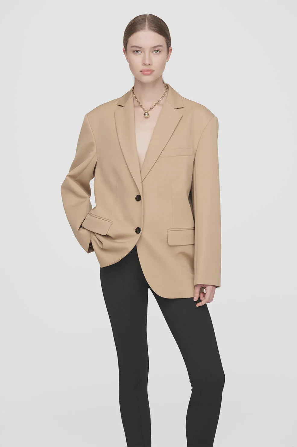 Quinn Blazer Deep Sand