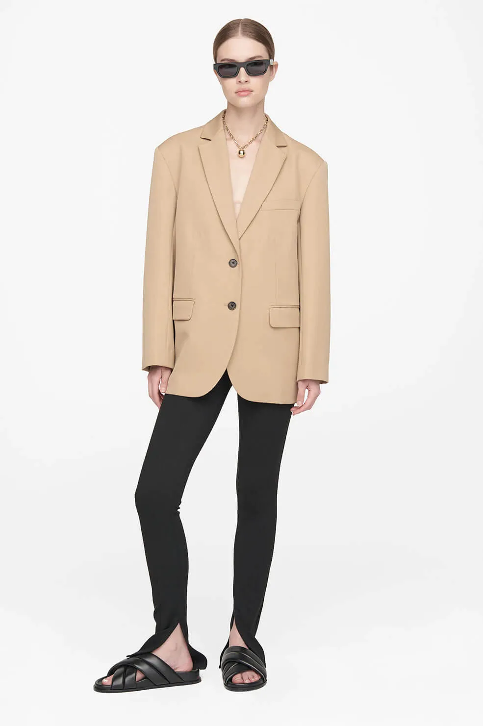 Quinn Blazer Deep Sand