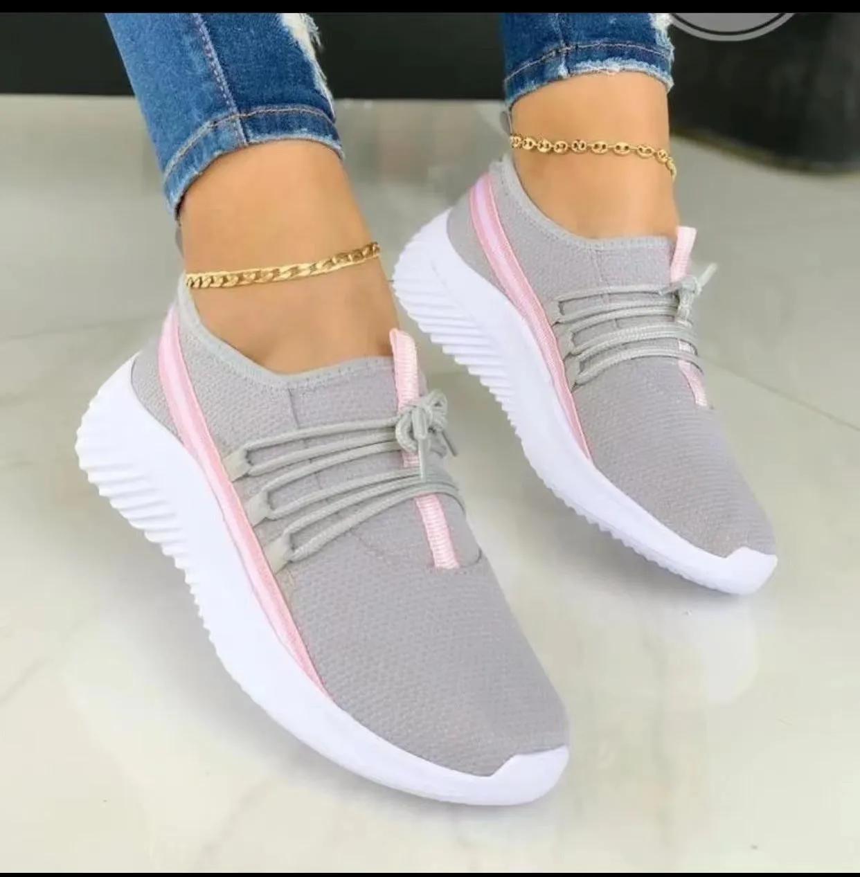 Rebecca  Sportliche Streifen-Sneaker fr Damen