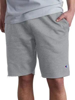 Reverse Weave Cut Off C Log Patch Shorts