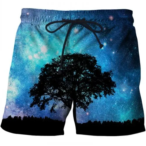 Sea male suit casual Short Quick Dry Running Swimwear 3D Lion Printed