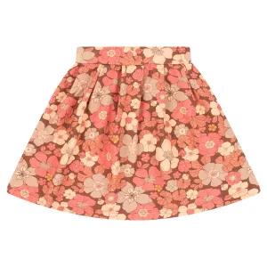 Skirt Flowerpower Peach