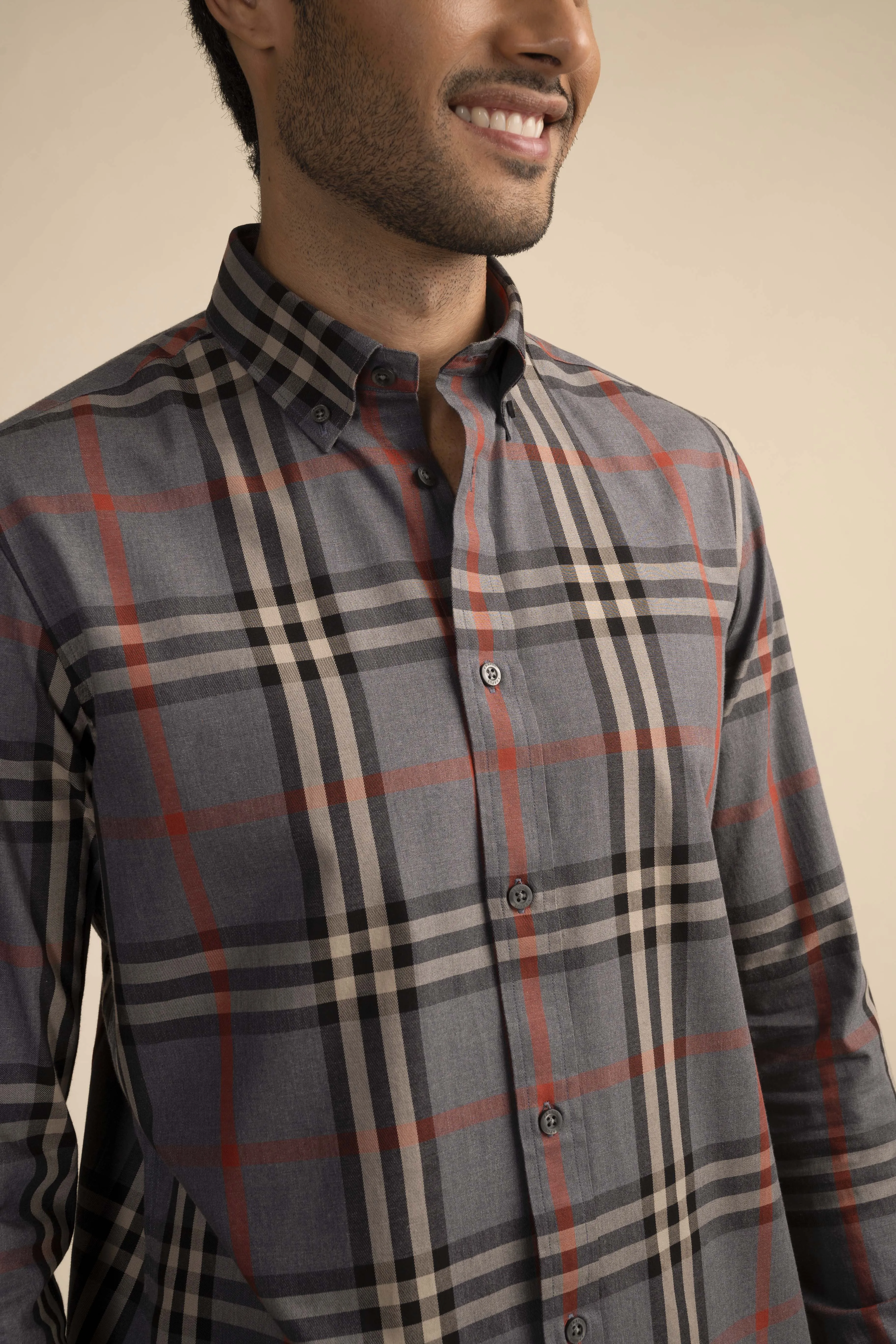 Soho Charcoal Button-Down EOSS