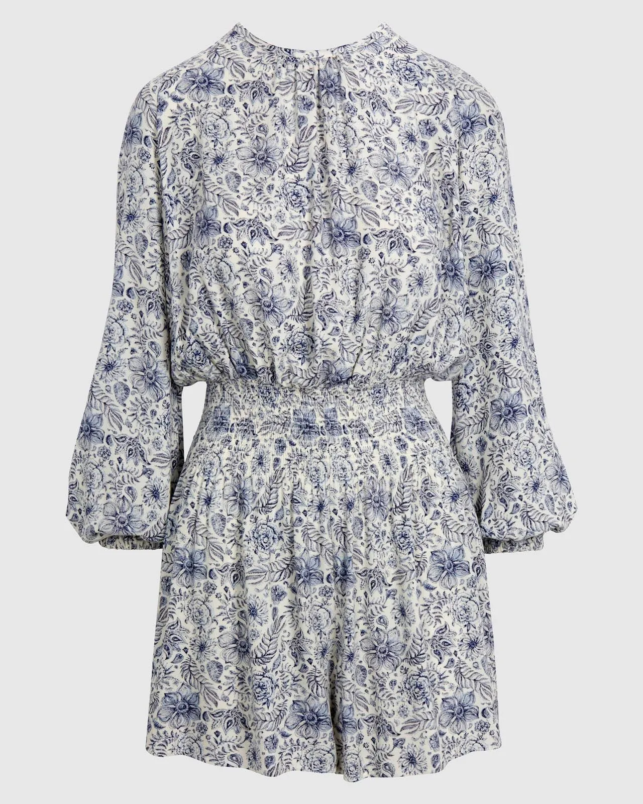 Splendid x Cella Jane Printed Smock Waist Romper