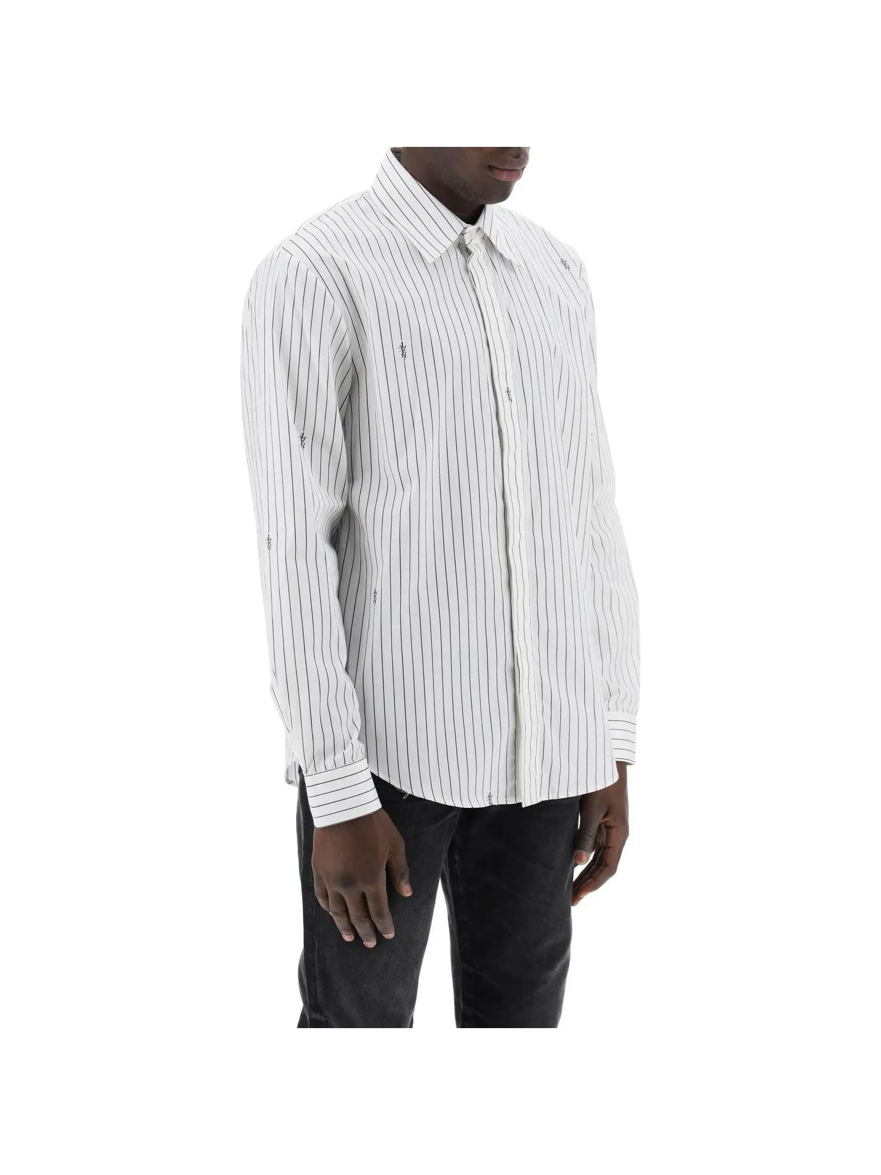 Striped Poplin Shirt