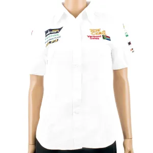TORK CRAFT LADIES BLOUSE - WHITE 3/4 - MEDIUM TC00202