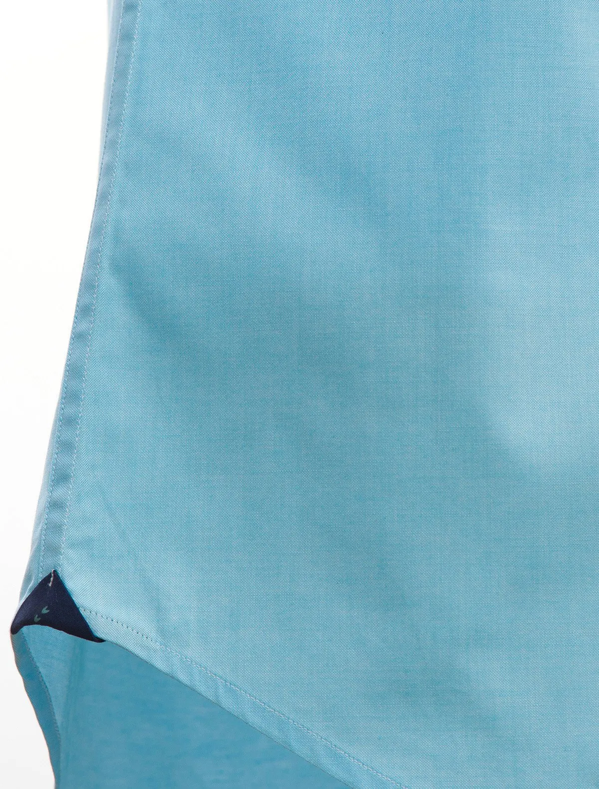 TURQUOISE BLUE SMART-CASUAL SHIRT