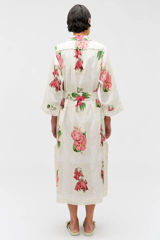 VERANDAH FLORAL LONG TUNIC DRESS