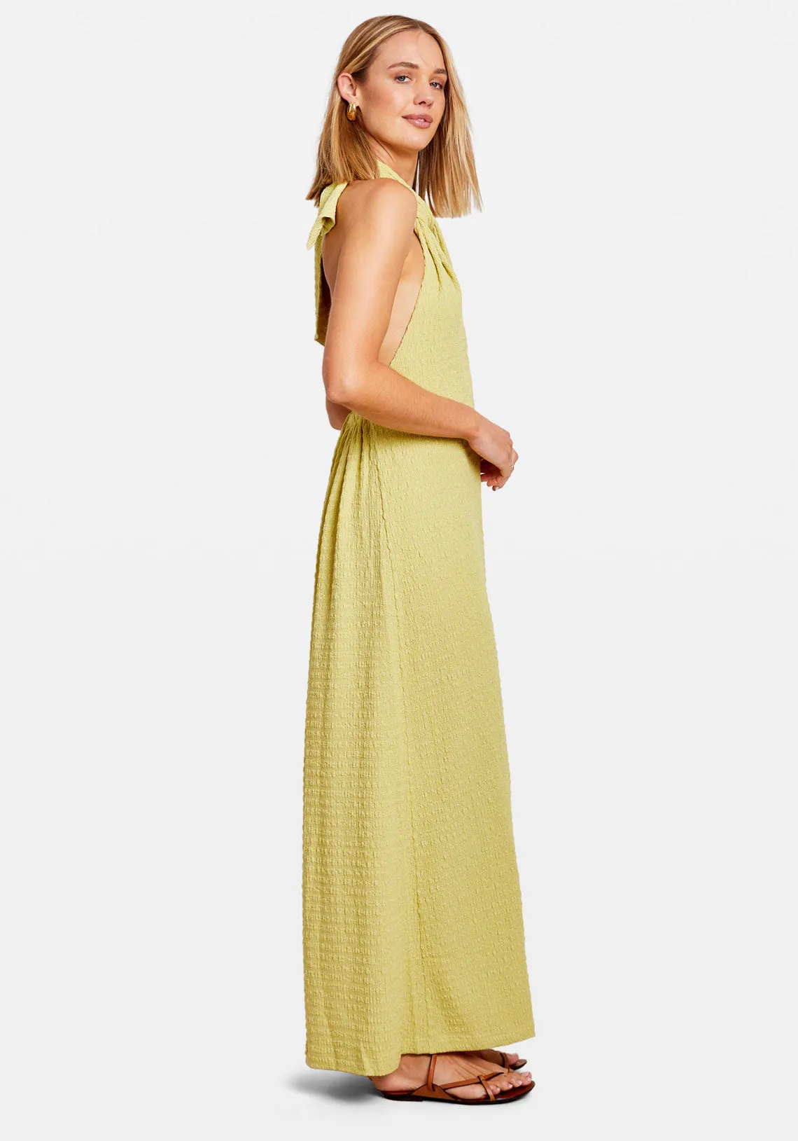 VERONIKA MIDI DRESS 593 LETTUCE GREEN