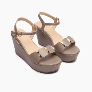 Wedge Heel Platform Sandals