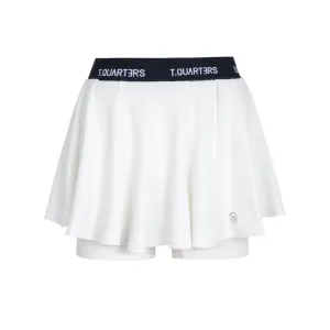 White Ballet Style Knitted Skort