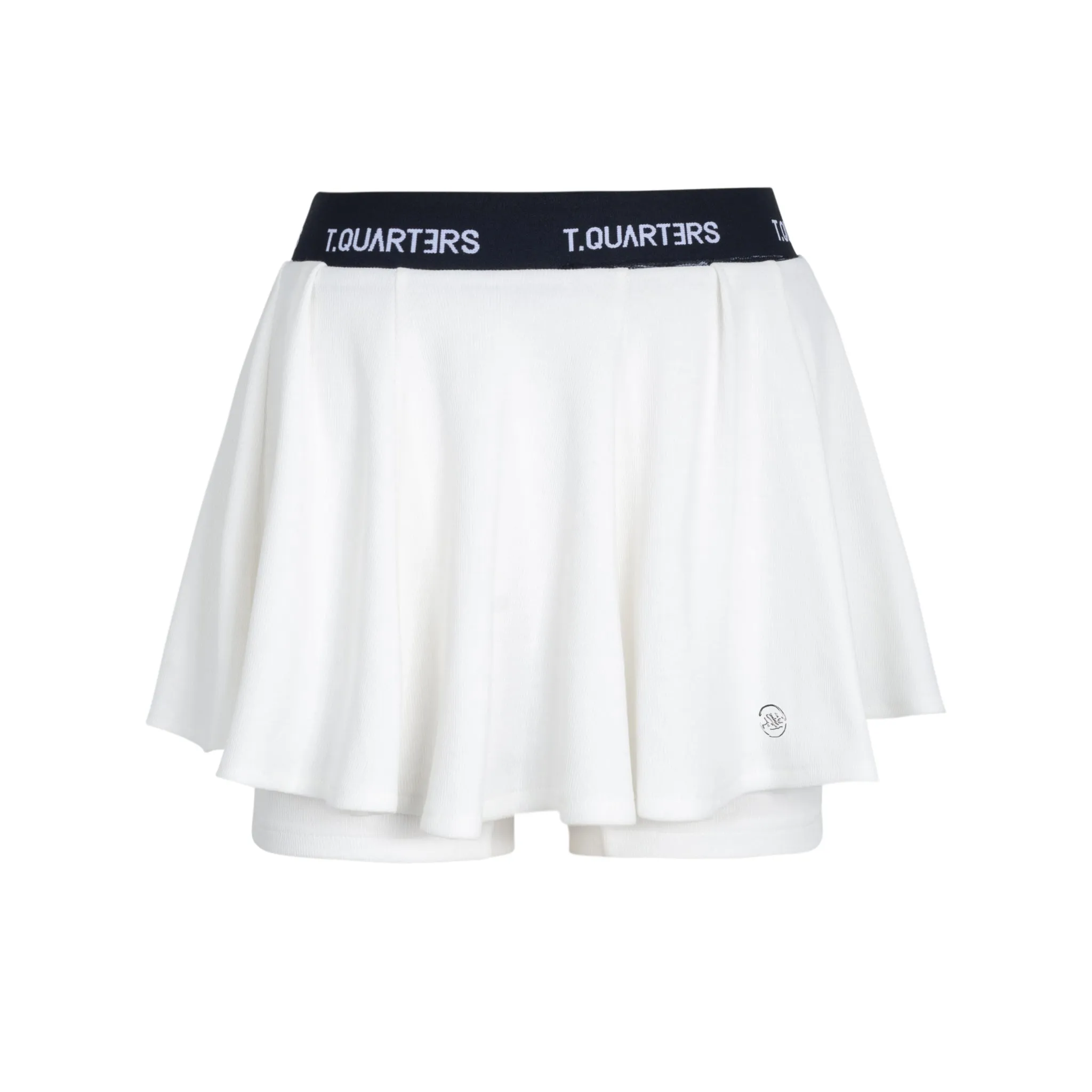 White Ballet Style Knitted Skort